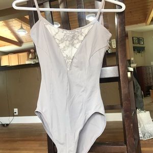 Capezio camisole leotard with lace